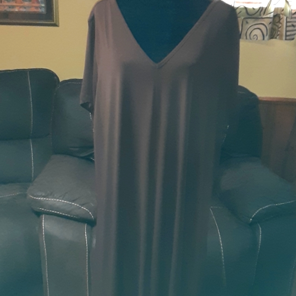 A brown dress